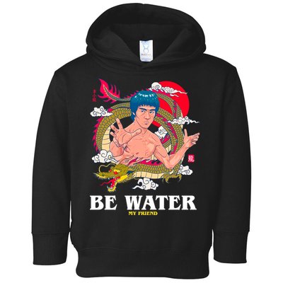 Be Water My Friend Toddler Hoodie