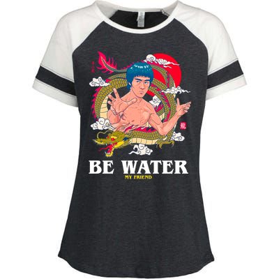 Be Water My Friend Enza Ladies Jersey Colorblock Tee