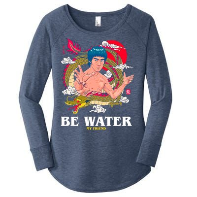 Be Water My Friend Women's Perfect Tri Tunic Long Sleeve Shirt