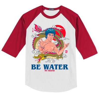 Be Water My Friend Kids Colorblock Raglan Jersey