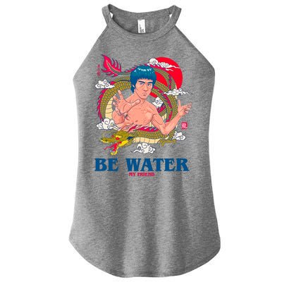 Be Water My Friend Women's Perfect Tri Rocker Tank