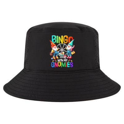 Bingo With My Gnomies Fun Bingo Gnome Squad Merry Christmas Cool Comfort Performance Bucket Hat