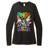 Bingo With My Gnomies Fun Bingo Gnome Squad Merry Christmas Womens CVC Long Sleeve Shirt