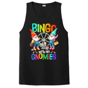 Bingo With My Gnomies Fun Bingo Gnome Squad Merry Christmas PosiCharge Competitor Tank