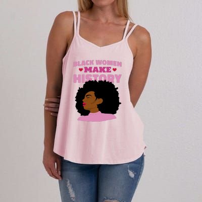 Black Women Make History Female Women's Strappy Tank