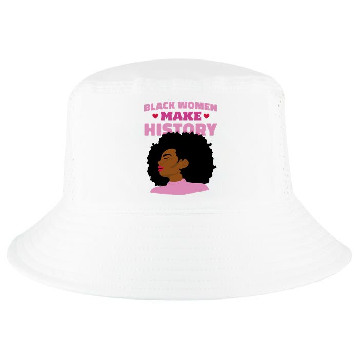 Black Women Make History Female Cool Comfort Performance Bucket Hat