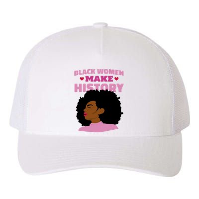 Black Women Make History Female Yupoong Adult 5-Panel Trucker Hat