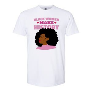 Black Women Make History Female Softstyle CVC T-Shirt