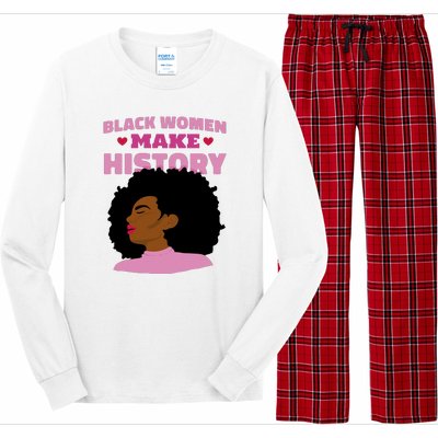 Black Women Make History Female Long Sleeve Pajama Set