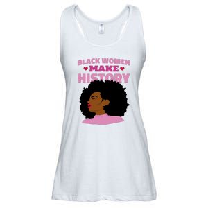 Black Women Make History Female Ladies Essential Flowy Tank