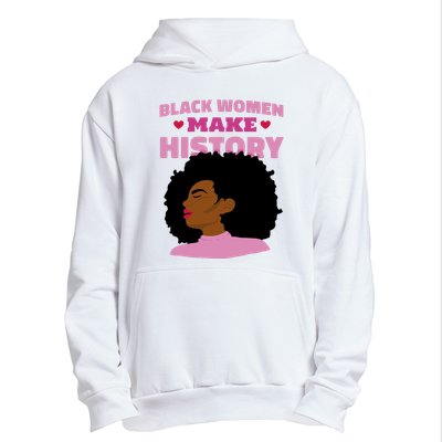 Black Women Make History Female Urban Pullover Hoodie