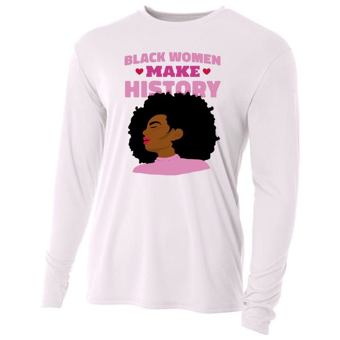 Black Women Make History Female Cooling Performance Long Sleeve Crew