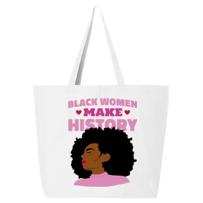 Black Women Make History Female 25L Jumbo Tote