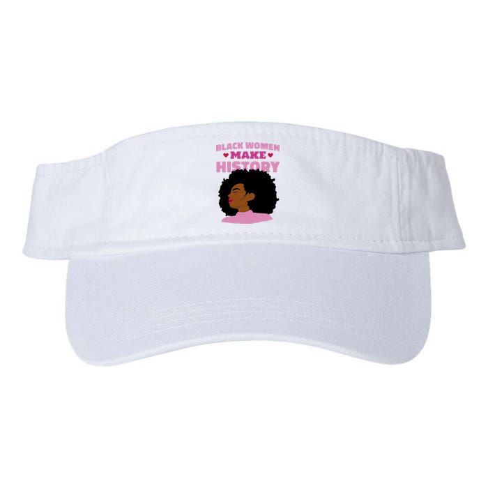 Black Women Make History Female Valucap Bio-Washed Visor