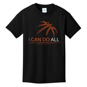 Basketball Women Men Gifts Christian Kids T-Shirt