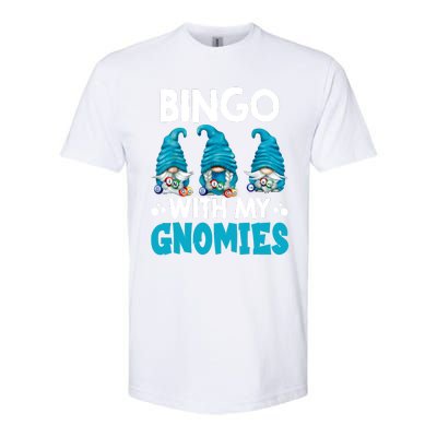 Bingo With My Gnomies Funny Bingo Gnome Softstyle CVC T-Shirt