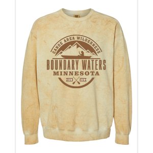 Boundary Waters Minnesota Canoe Area Colorblast Crewneck Sweatshirt