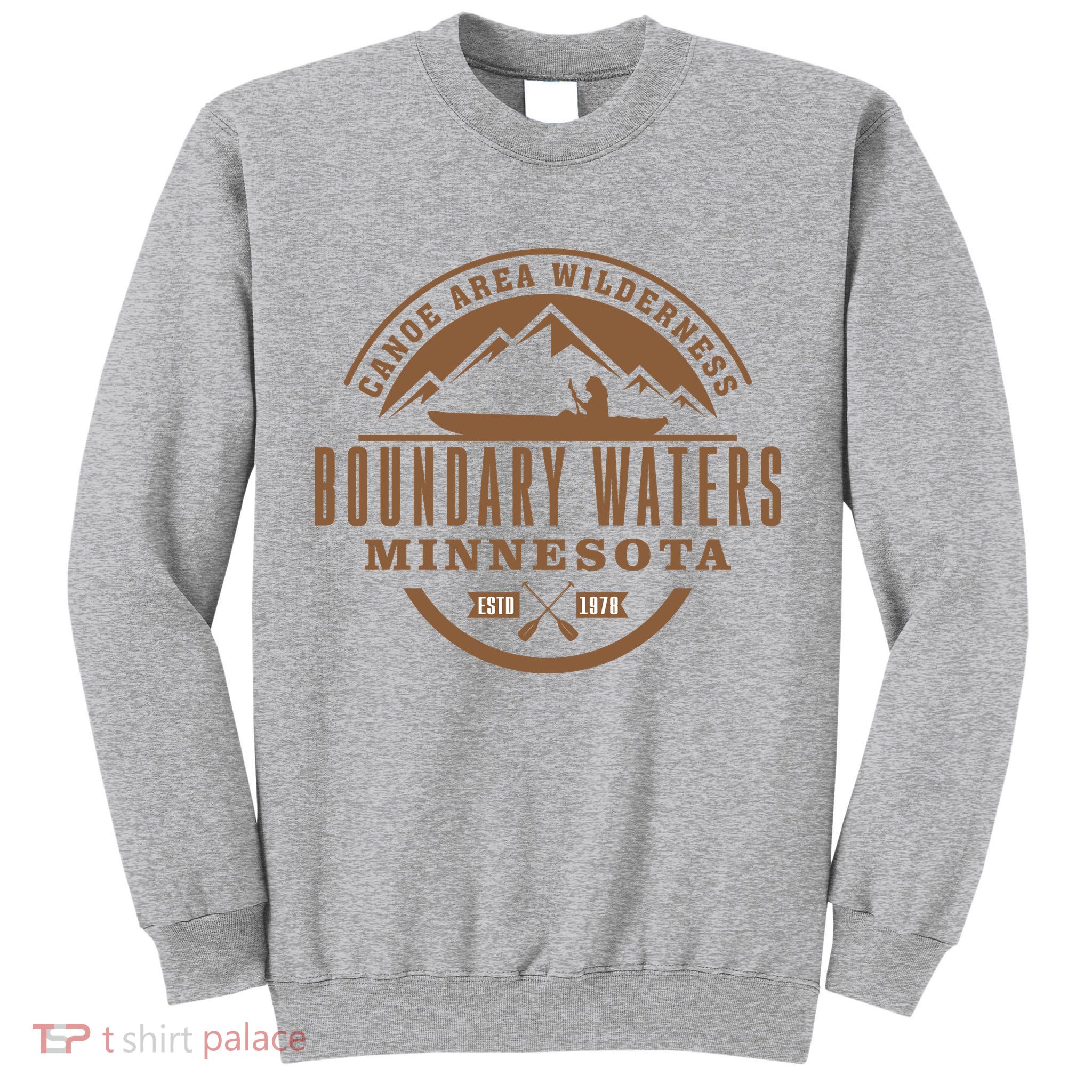 Boundary Waters Minnesota Canoe Area Tall Sweatshirt