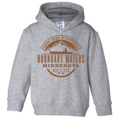 Boundary Waters Minnesota Canoe Area Toddler Hoodie