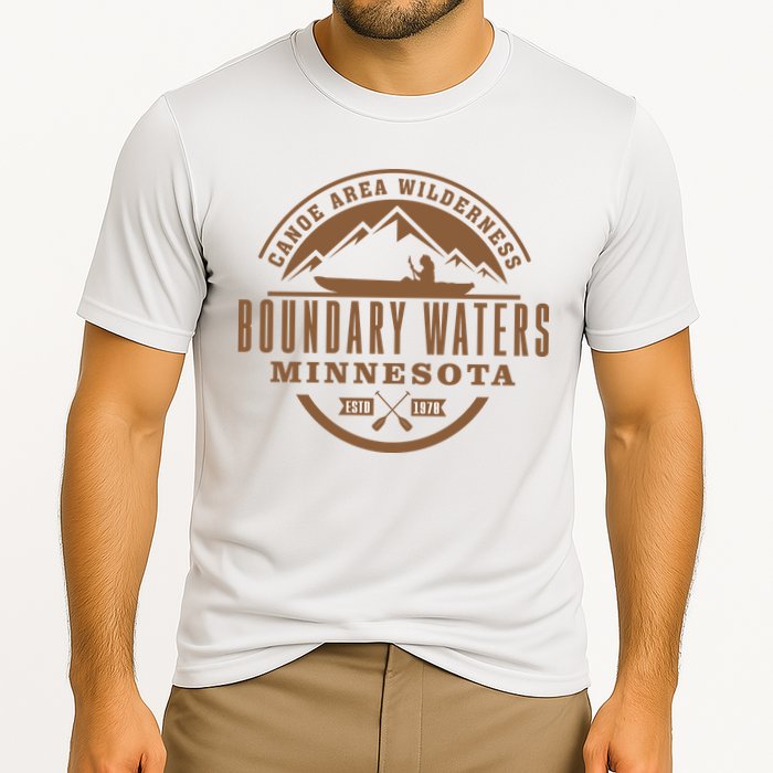 Boundary Waters Minnesota Canoe Area Cooling Performance Crew T-Shirt