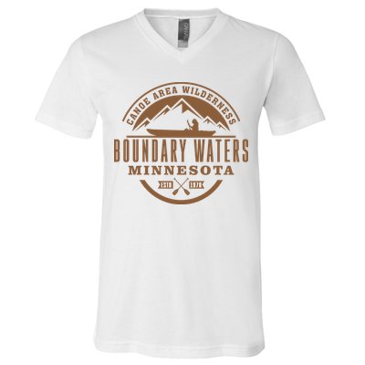 Boundary Waters Minnesota Canoe Area V-Neck T-Shirt