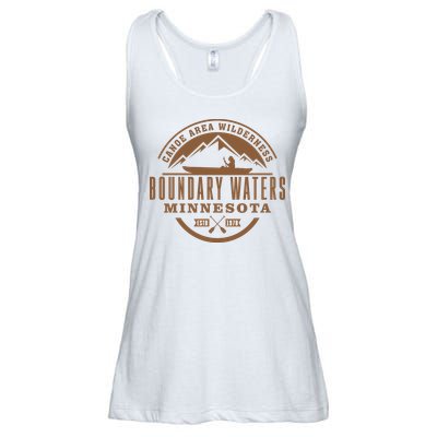 Boundary Waters Minnesota Canoe Area Ladies Essential Flowy Tank