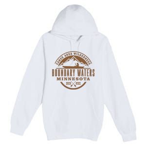 Boundary Waters Minnesota Canoe Area Premium Pullover Hoodie