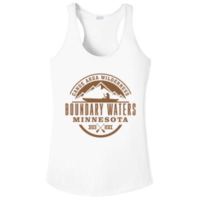 Boundary Waters Minnesota Canoe Area Ladies PosiCharge Competitor Racerback Tank