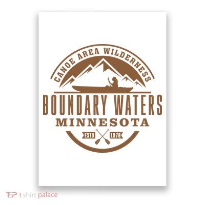 Boundary Waters Minnesota Canoe Area Poster