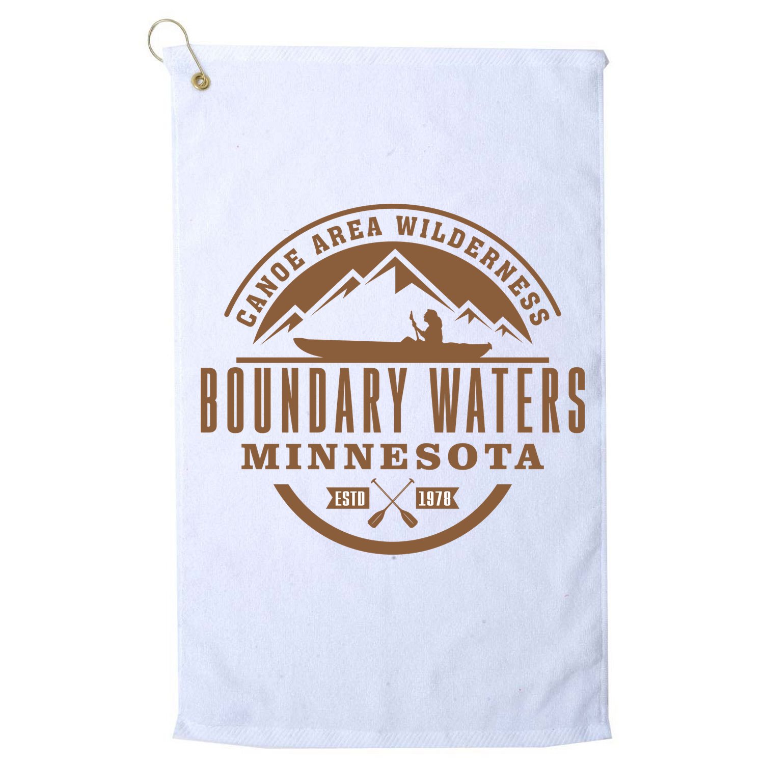 Boundary Waters Minnesota Canoe Area Golf Towel