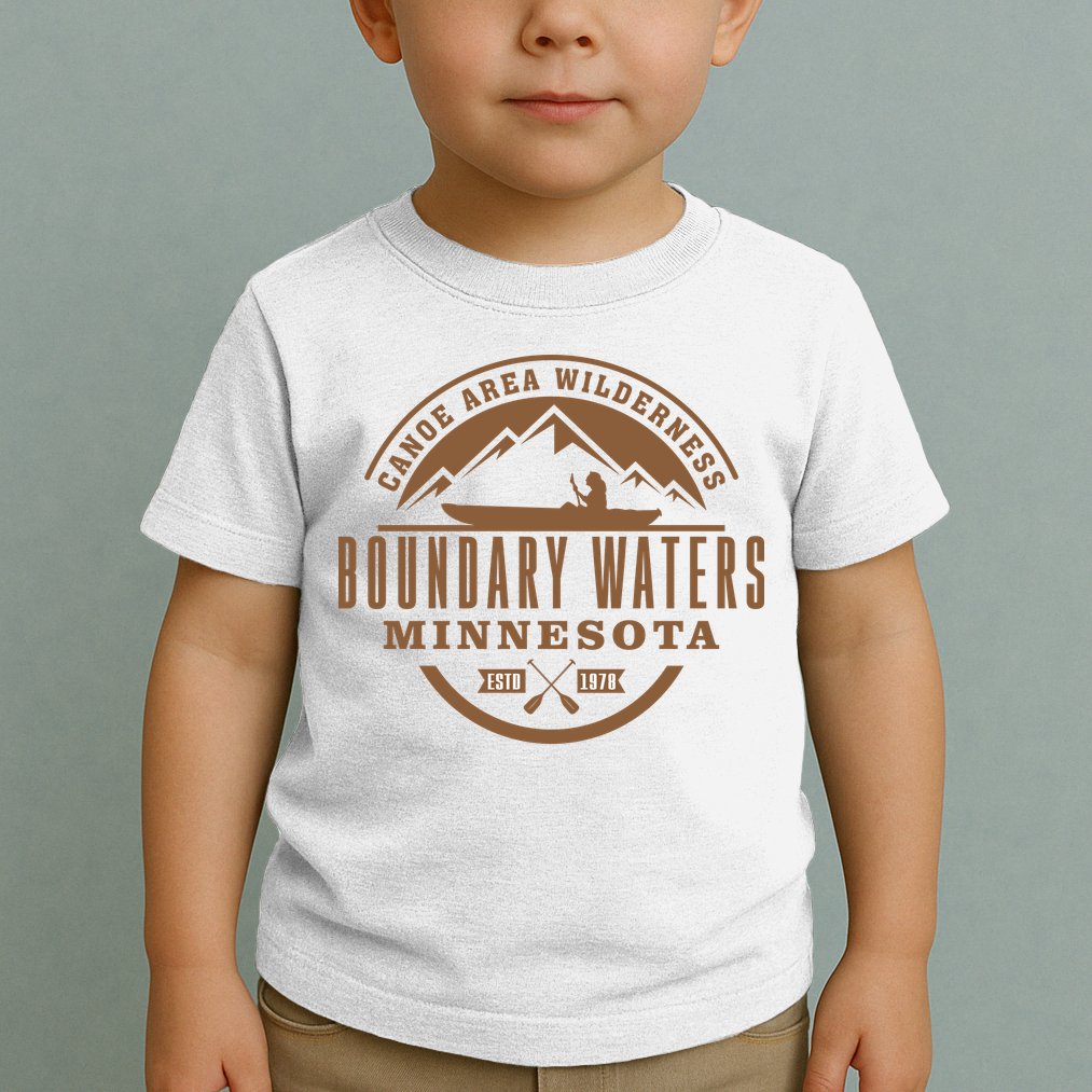 Boundary Waters Minnesota Canoe Area Toddler T-Shirt
