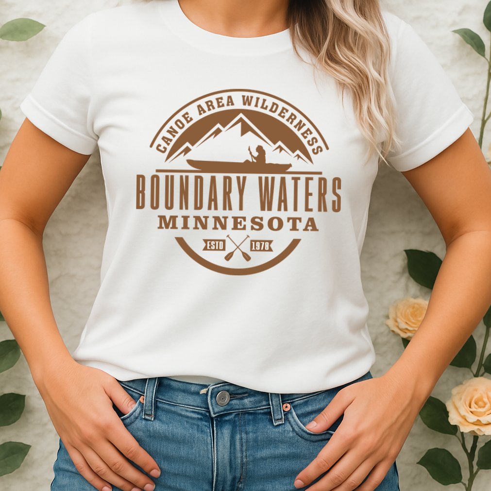 Boundary Waters Minnesota Canoe Area Womens T-Shirt