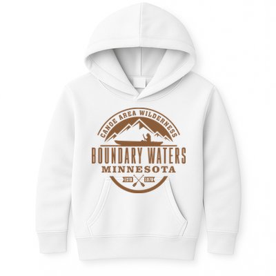 Boundary Waters Minnesota Canoe Area Kids Hoodie