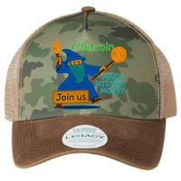 Bitcoin Wizard Magic Internet Money Legacy Tie Dye Trucker Hat