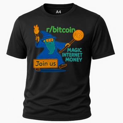 Bitcoin Wizard Magic Internet Money Performance Shirt