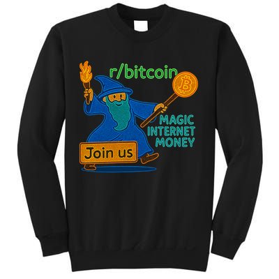 Bitcoin Wizard Magic Internet Money Sweatshirt