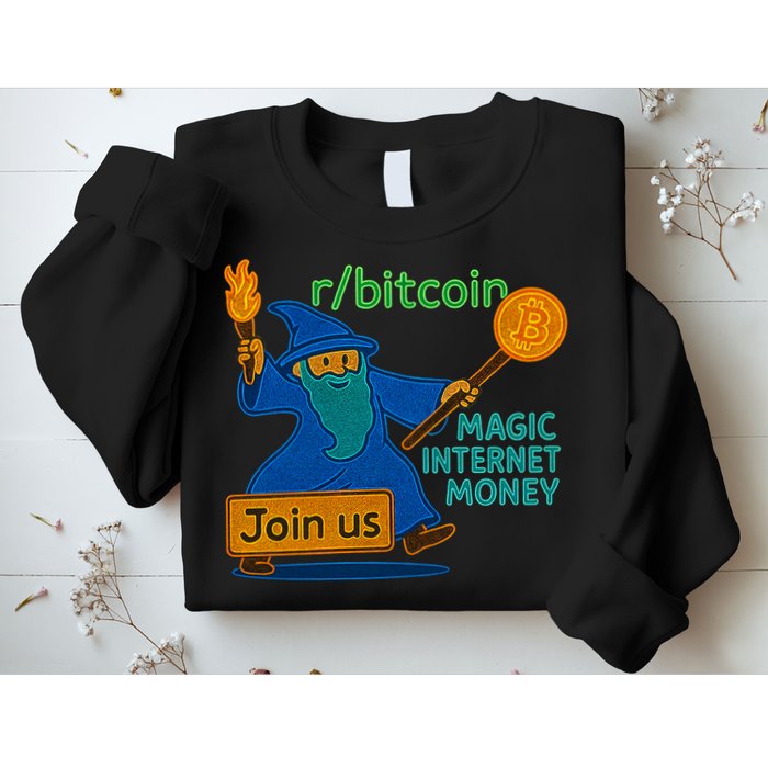Bitcoin Wizard Magic Internet Money Sweatshirt