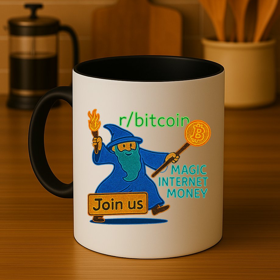 Bitcoin Wizard Magic Internet Money Mug