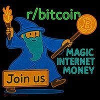 Bitcoin Wizard Magic Internet Money Drawstring Bag