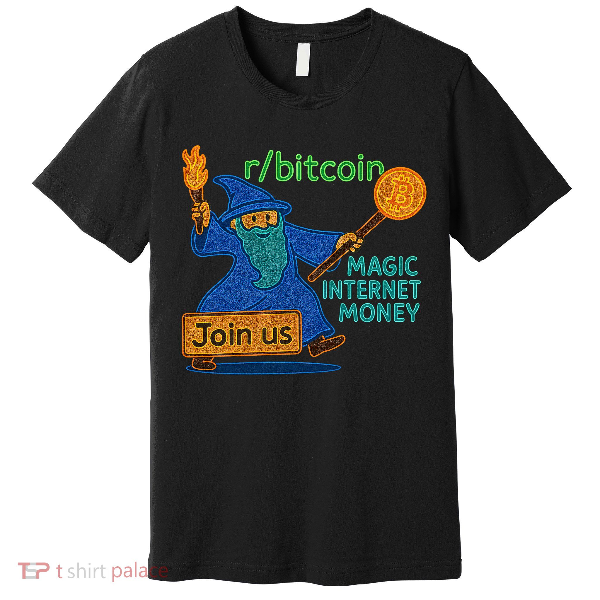 Bitcoin Wizard Magic Internet Money Premium T-Shirt