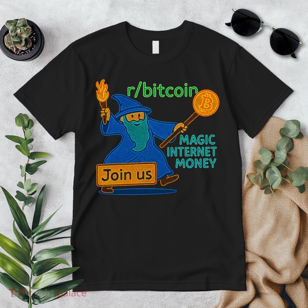 Bitcoin Wizard Magic Internet Money Premium T-Shirt
