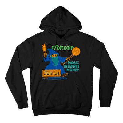 Bitcoin Wizard Magic Internet Money Tall Hoodie