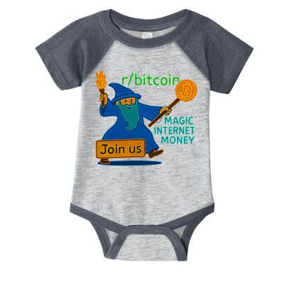 Bitcoin Wizard Magic Internet Money Infant Baby Jersey Bodysuit
