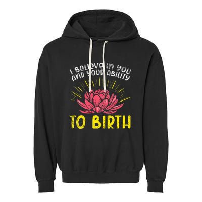 Birth Worker, Midwife, Doula, Childbirth Educator Garment-Dyed Fleece Hoodie