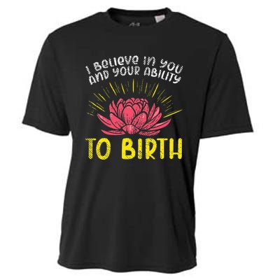 Birth Worker, Midwife, Doula, Childbirth Educator Cooling Performance Crew T-Shirt