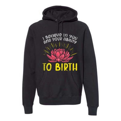 Birth Worker, Midwife, Doula, Childbirth Educator Premium Hoodie