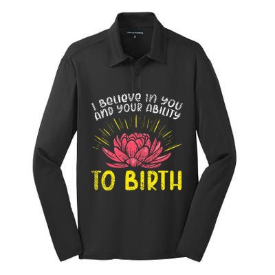 Birth Worker, Midwife, Doula, Childbirth Educator Silk Touch Performance Long Sleeve Polo