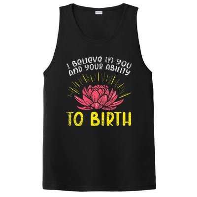 Birth Worker, Midwife, Doula, Childbirth Educator PosiCharge Competitor Tank