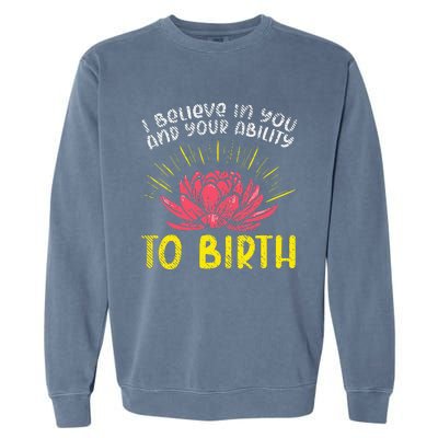 Birth Worker, Midwife, Doula, Childbirth Educator Garment-Dyed Sweatshirt