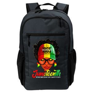 Black Women Messy Bun Juneteenth Remembering My Ancestors Daily Commute Backpack